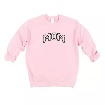 Толстовка Mom Varsity с вышивкой Simply Sage Market, цвет Light Pink