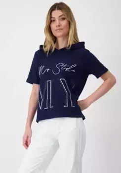 Толстовка Монари, с капюшоном Monari, цвет морской волны