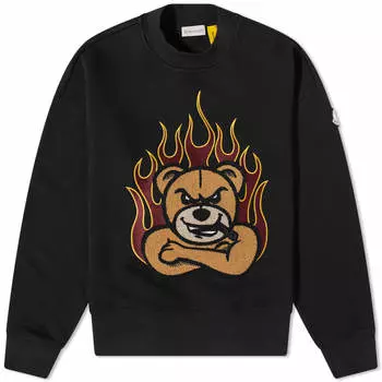 Толстовка Moncler Genius x Palm Angels Angry Bear Crew Neck Sweat