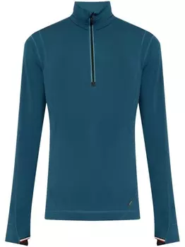 Толстовка Moncler Grenoble Polartec с полумолнией, синий