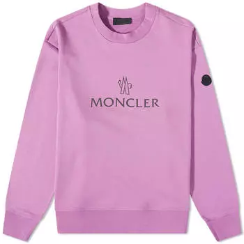 Толстовка Moncler Logo Crew Sweat