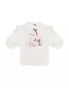 Толстовка Monnalisa, белый