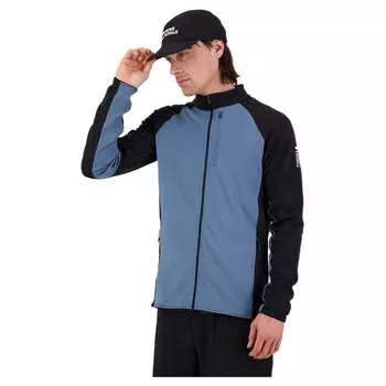 Толстовка Mons Royale Approach Gridlock Full Zip, синий