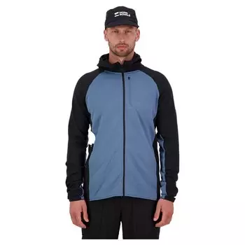 Толстовка Mons Royale Approach Gridlock Full Zip, синий