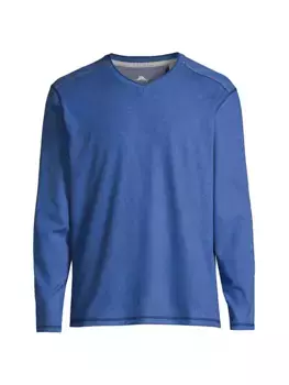 Толстовка Morro Bay с V-образным вырезом Tommy Bahama, цвет dark blue muse