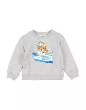 Толстовка Moschino Kid, светло-серый