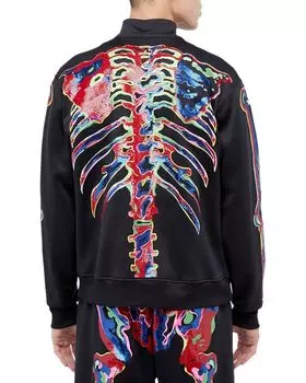 Толстовка Moschino Skeleton Sweatshirt, черный