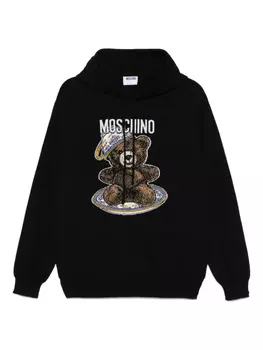 Толстовка Moschino Teddy Bear-intarsia, черный