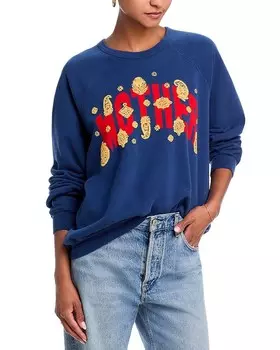 Толстовка MOTHER The Biggie с надписью, синий