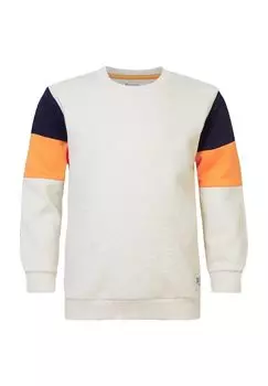 Толстовка, мотив на спине, ребристые манжеты, детская noppies, цвет Oatmeal