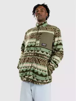 Толстовка Mountain Fire Sherpa Oakley, зеленый