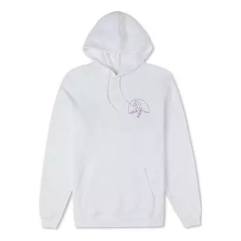 Толстовка mountain logo hoodie 'white' Converse, белый