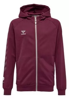 Толстовка MOVE GRID ZIP Hummel, цвет grape wine