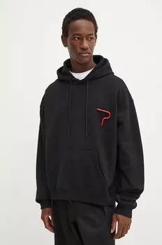 Толстовка MSGM из хлопка, черный