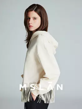 Толстовка Mslan с капюшоном, миндальный