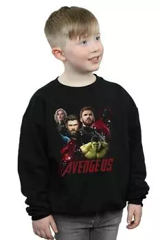 Толстовка «Мстители: Война бесконечности» «Падший» Marvel, черный