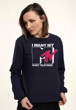 Толстовка MTV WANT LOGO Henry Tiger, темно-синий