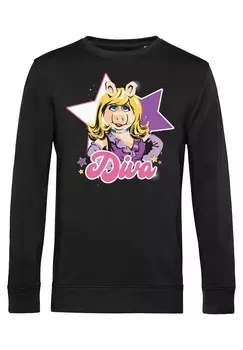 Толстовка MUPPETS DIVA PIGGY Disney, черный
