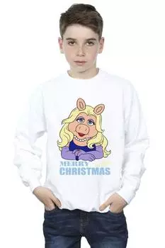 Толстовка Muppets Miss Piggy Queen of Holidays Disney, белый