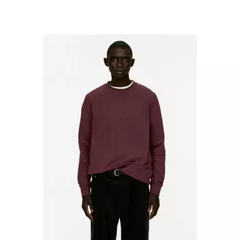 Толстовка мужская Arket с круглым вырезом, бордовый