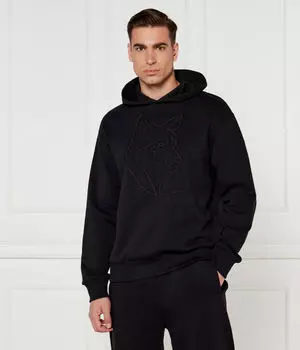 Толстовка мужская Armani Exchange хлопковая с капюшоном, черный