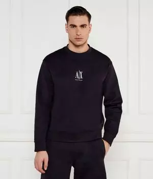 Толстовка мужская Armani Exchange с круглым вырезом, черный