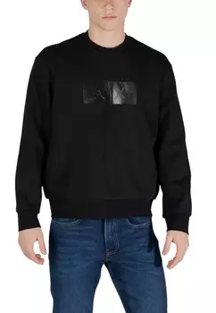 Толстовка мужская Armani Exchange с логотипом бренда на груди, черный