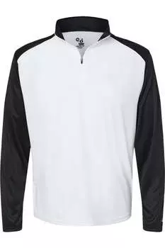 Толстовка мужская Badger, белый/черный