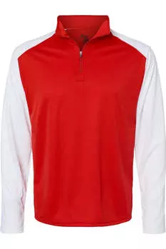 Толстовка мужская Badger, красный/белый