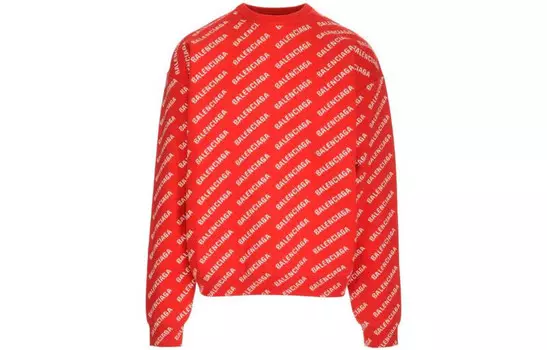 Толстовка мужская Balenciaga, красный
