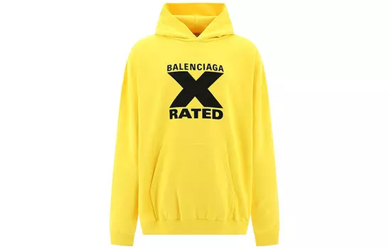 Толстовка мужская Balenciaga, желтый/черный