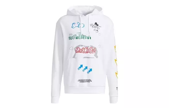 Толстовка мужская белая Adidas Originals, белый
