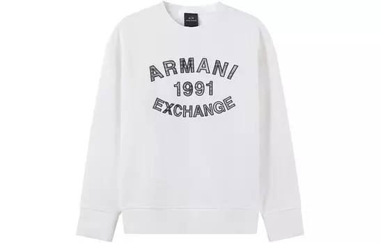 Толстовка мужская белая Armani Exchange, белый