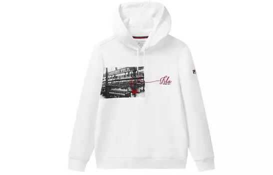 Толстовка мужская белая Fila, белый
