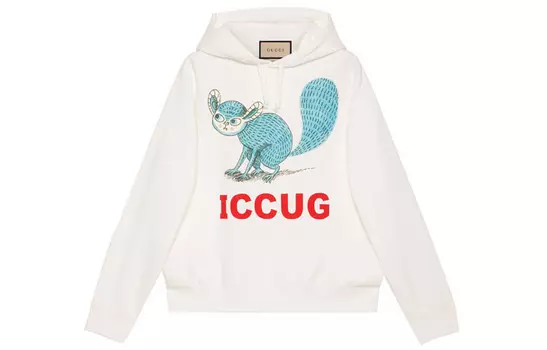 Толстовка мужская белая Gucci, белый