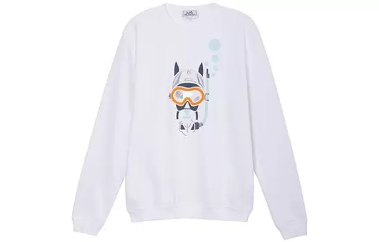 Толстовка мужская белая Hermes, белый