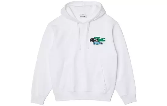 Толстовка мужская белая Lacoste, белый