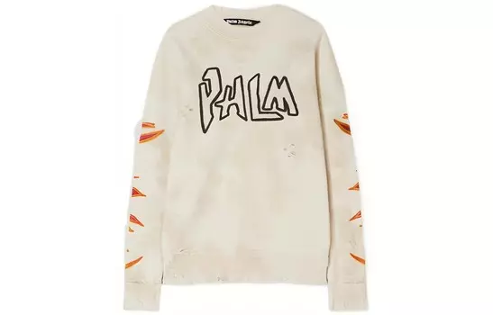 Толстовка мужская белая Palm Angels, белый