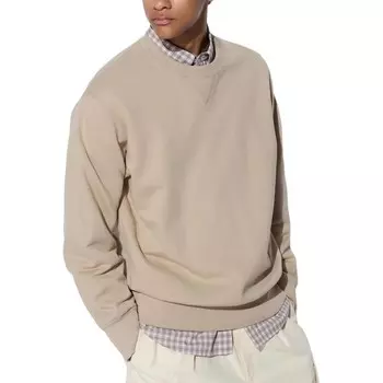 Толстовка мужская бежевая Uniqlo, бежевый
