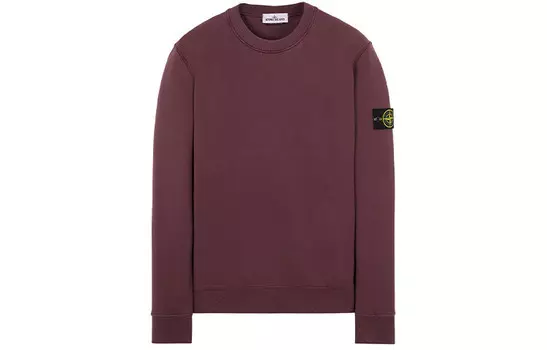 Толстовка мужская бордовая Stone Island, цвет Burgundy