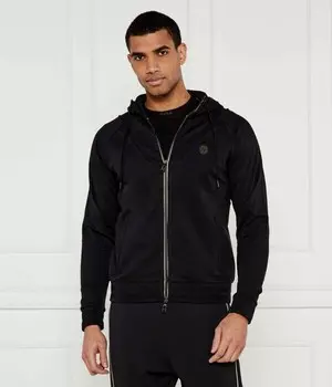 Толстовка мужская Boss Green на молнии с капюшоном, черный