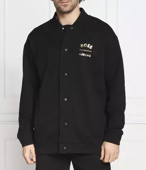 Толстовка мужская Boss Green с кнопками, черный