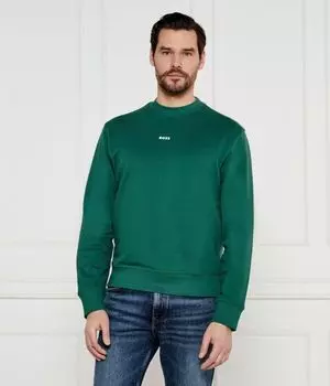 Толстовка мужская Boss Orange хлопковая, зеленый