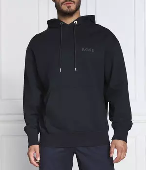 Толстовка мужская Boss с капюшоном, синий