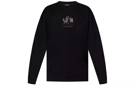 Толстовка мужская Burberry Graphic Embroidered, черный