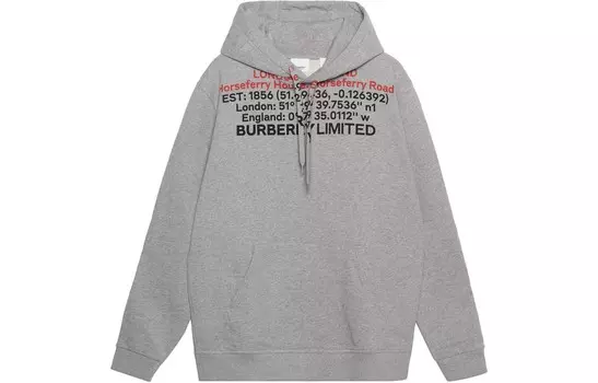 Толстовка мужская Burberry, серый