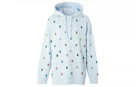 Толстовка мужская Burberry, светло-голубой