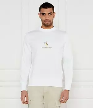 Толстовка мужская Calvin Klein Jeans с круглым вырезом, белый