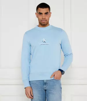 Толстовка мужская Calvin Klein Jeans с логотипом, голубой
