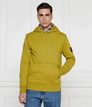Толстовка мужская Calvin Klein Jeans с нашивкой, зеленый
